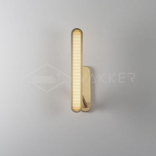 Lustra Lampe Murale en Laiton avec Grille Fendue