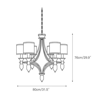 Rift Lustre Métal Verre Luxe Vintage