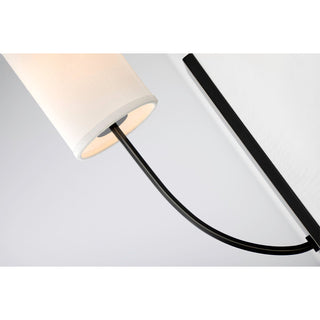 Slate Lampe Murale En Métal Et Tissu Minimaliste Moderne