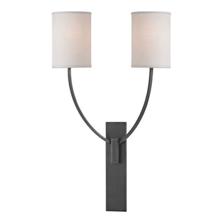 Slate Lampe Murale En Métal Et Tissu Minimaliste Moderne