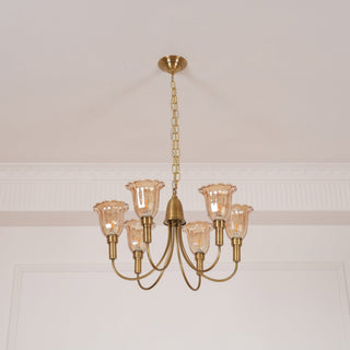 Tempo Lustre Métal Laiton Art Déco Vintage