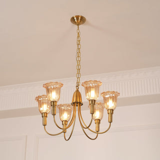 Tempo Lustre Métal Laiton Art Déco Vintage