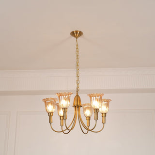 Tempo Lustre Métal Laiton Art Déco Vintage