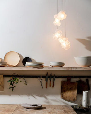 Zamarir Suspension en Verre Cluster de Bulles