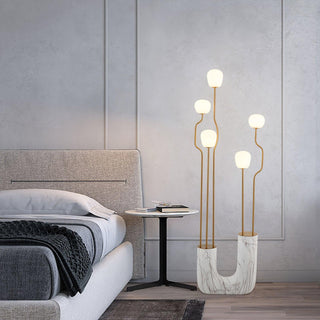 Aria Elegant Comet Floor Lamp-Neutral Decor