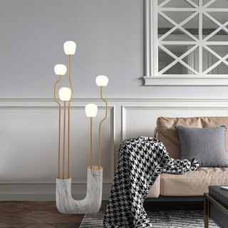 Aria Elegant Comet Floor Lamp-Neutral Decor