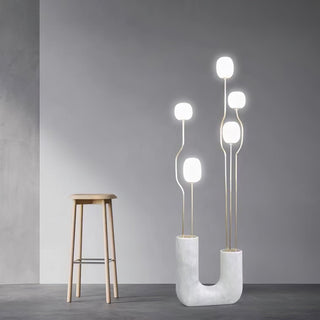 Aria Elegant Comet Floor Lamp-Neutral Decor