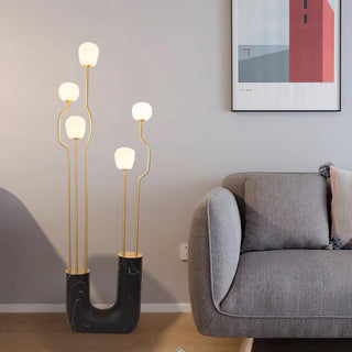 Aria Elegant Comet Floor Lamp-Neutral Decor