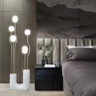Aria Elegant Comet Floor Lamp-Neutral Decor