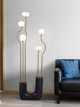 Aria Elegant Comet Floor Lamp-Neutral Decor