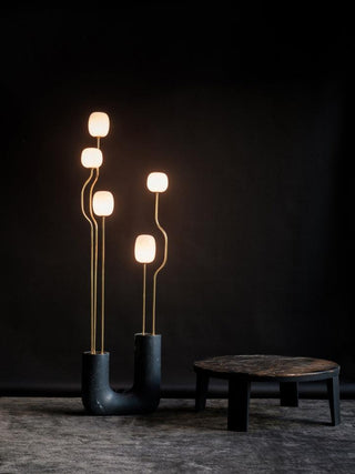 Aria Elegant Comet Floor Lamp-Neutral Decor
