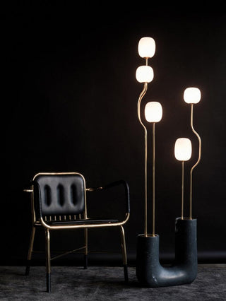 Aria Elegant Comet Floor Lamp-Neutral Decor