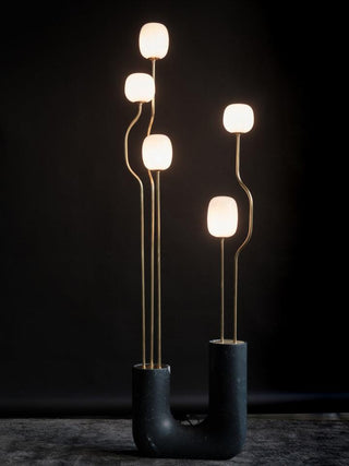 Aria Elegant Comet Floor Lamp-Neutral Decor