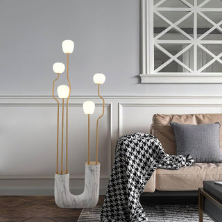 Aria Elegant Comet Floor Lamp-Neutral Decor