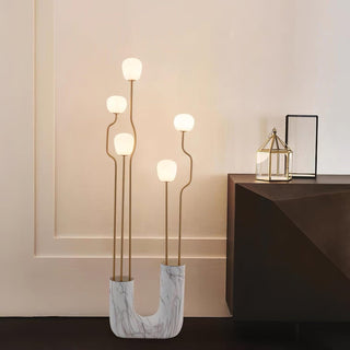 Aria Elegant Comet Floor Lamp-Neutral Decor