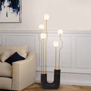Aria Elegant Comet Floor Lamp-Neutral Decor
