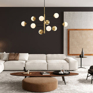 Ultra Lustre Métal Laiton Verre Minimaliste Moderne