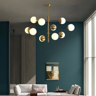 Ultra Lustre Métal Laiton Verre Minimaliste Moderne