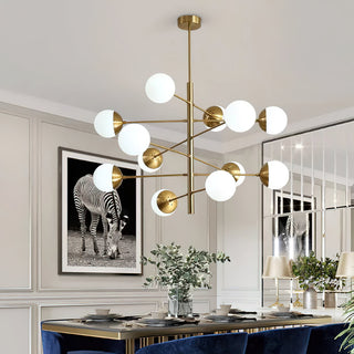 Ultra Lustre Métal Laiton Verre Minimaliste Moderne