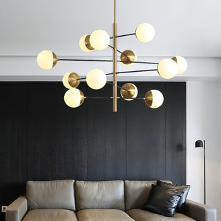 Ultra Lustre Métal Laiton Verre Minimaliste Moderne