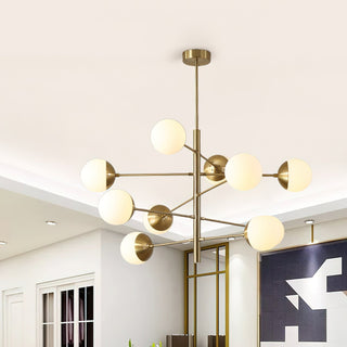 Ultra Lustre Métal Laiton Verre Minimaliste Moderne