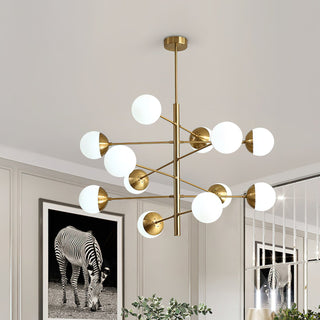 Ultra Lustre Métal Laiton Verre Minimaliste Moderne