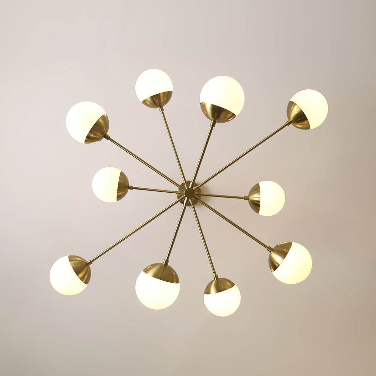 Ultra Lustre Métal Laiton Verre Minimaliste Moderne