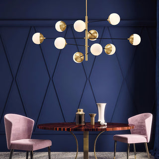 Ultra Lustre Métal Laiton Verre Minimaliste Moderne
