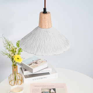 Solara Lampe suspendue en béton plissé