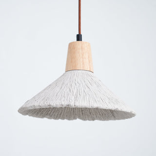 Solara Lampe suspendue en béton plissé