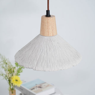 Solara Lampe suspendue en béton plissé