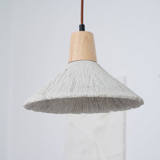 Solara Lampe suspendue en béton plissé