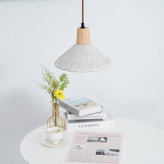 Solara Lampe suspendue en béton plissé