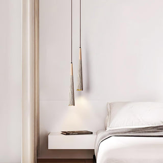 Solara Lampe suspendue en béton plissé