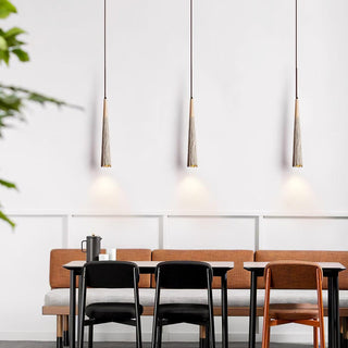 Solara Lampe suspendue en béton plissé