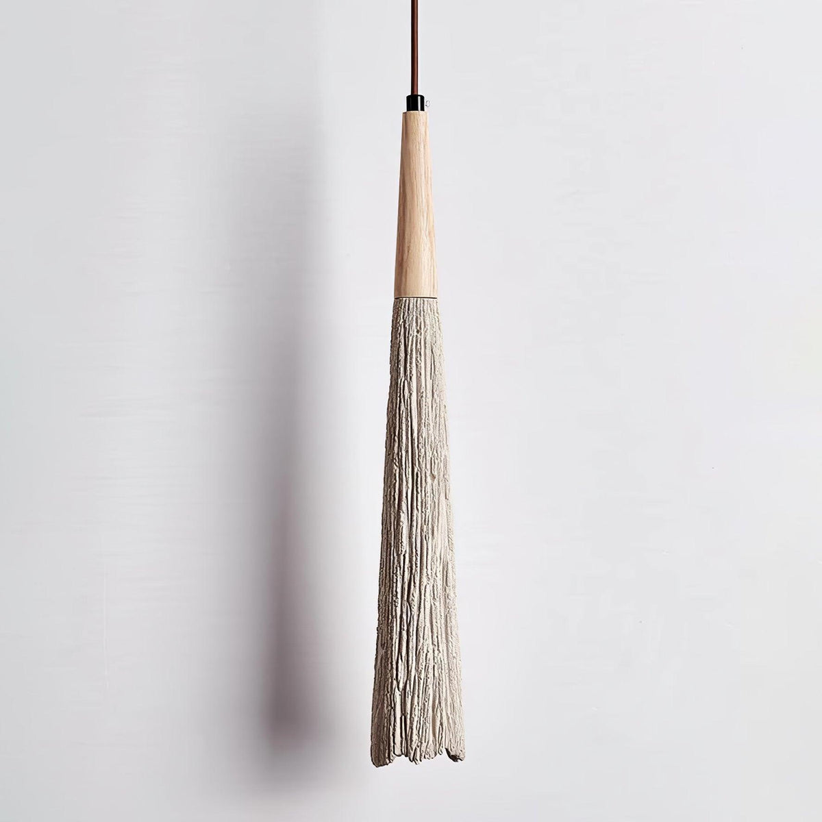 Iselalis Lampe suspendue en béton plissé