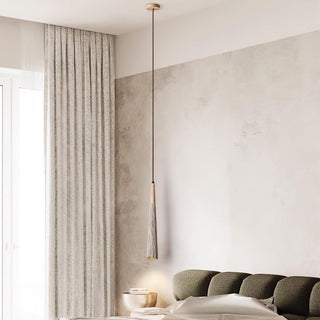 Solara Lampe suspendue en béton plissé