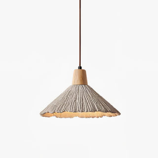 Solara Lampe suspendue en béton plissé