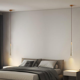 Solara Lampe suspendue en béton plissé