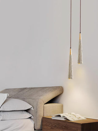 Solara Lampe suspendue en béton plissé
