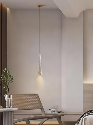 Solara Lampe suspendue en béton plissé