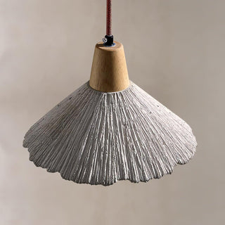 Solara Lampe suspendue en béton plissé