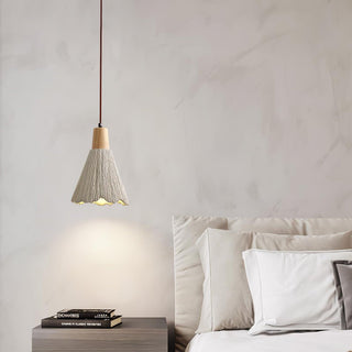 Solara Lampe suspendue en béton plissé