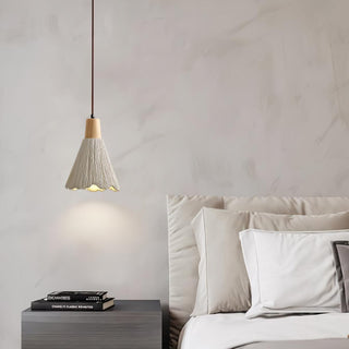 Solara Lampe suspendue en béton plissé