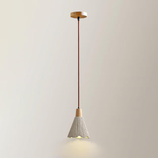 Solara Lampe suspendue en béton plissé