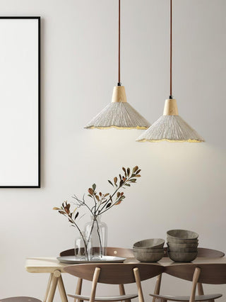 Solara Lampe suspendue en béton plissé