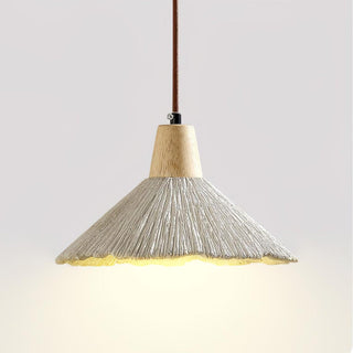 Solara Lampe suspendue en béton plissé