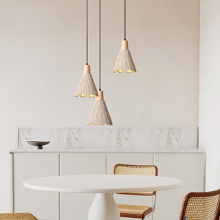 Solara Lampe suspendue en béton plissé