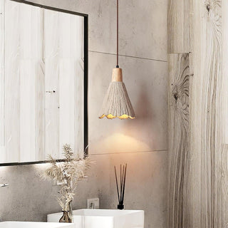 Solara Lampe suspendue en béton plissé