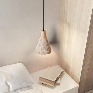 Solara Lampe suspendue en béton plissé